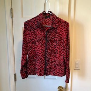 The Kooples Animal Print Top